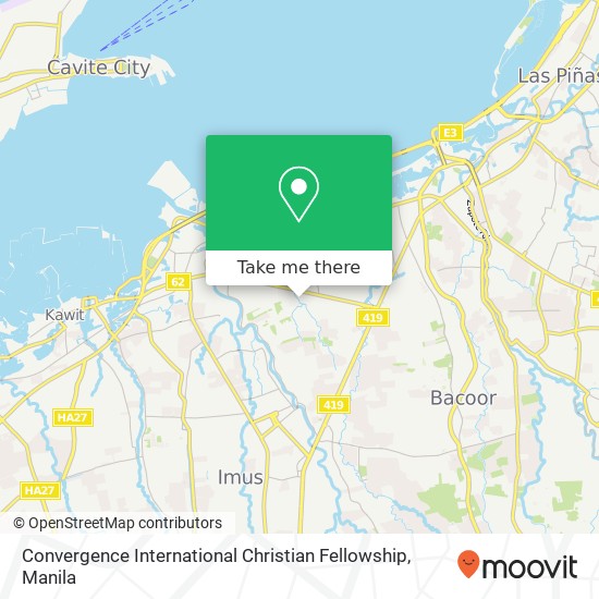 Convergence International Christian Fellowship map