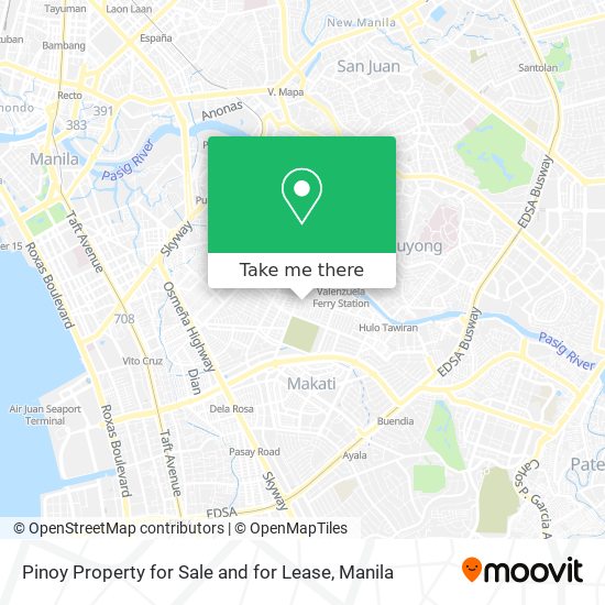 Pinoy Property for Sale and for Lease map