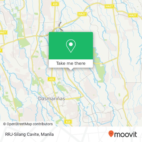 RRJ-Silang Cavite map