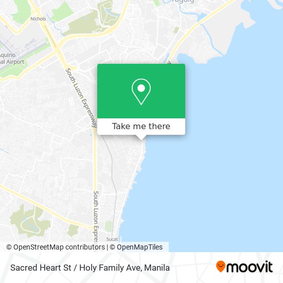 Sacred Heart St / Holy Family Ave map