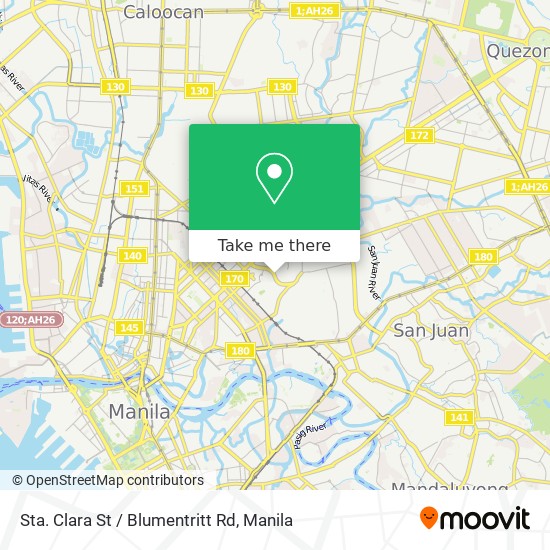 Sta. Clara St / Blumentritt Rd map