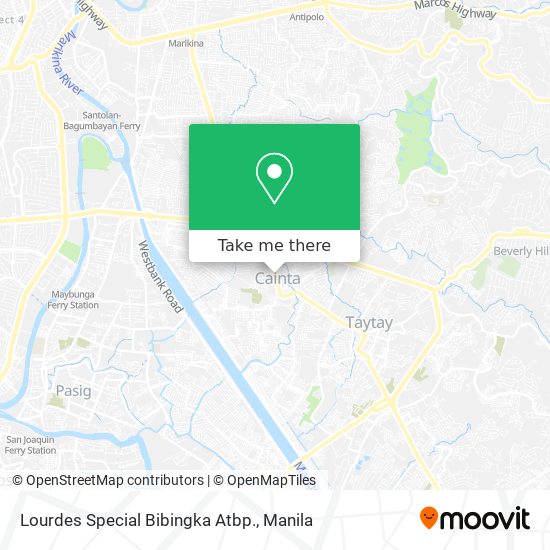 Lourdes Special Bibingka Atbp. map