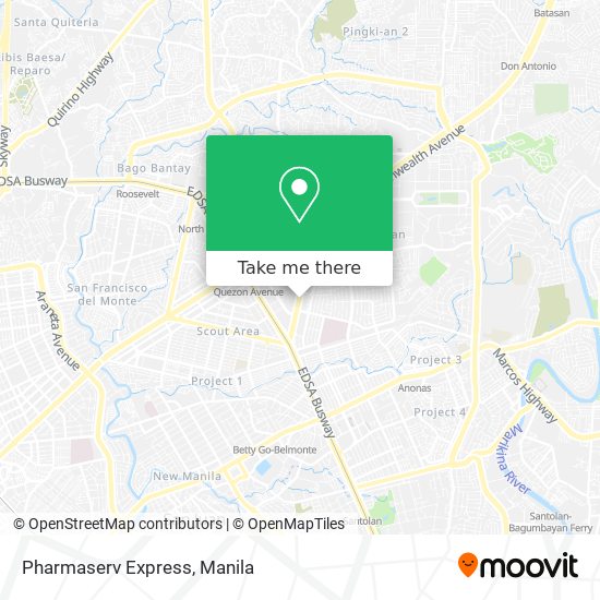 Pharmaserv Express map