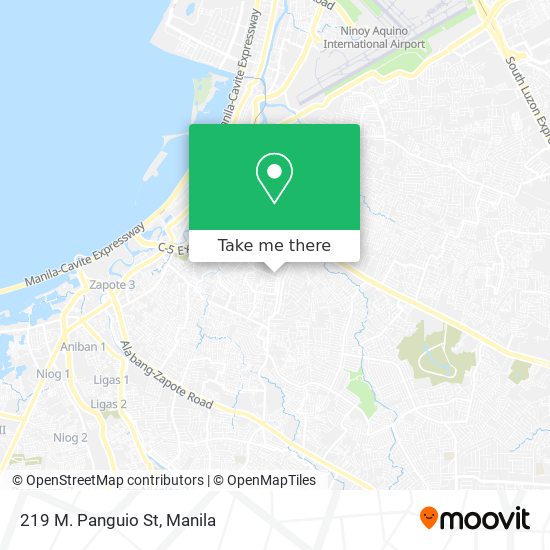 219 M. Panguio St map