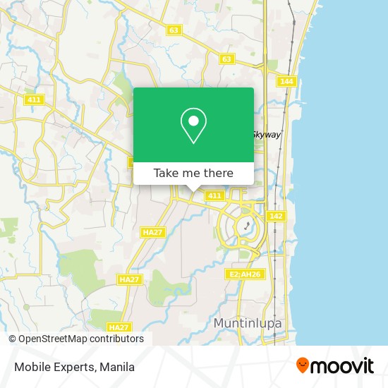 Mobile Experts map