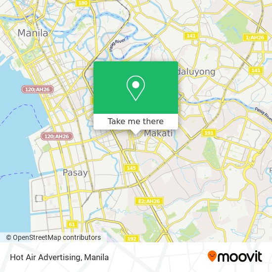 Hot Air Advertising map