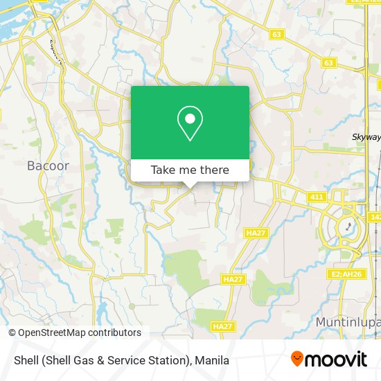 Shell (Shell Gas & Service Station) map
