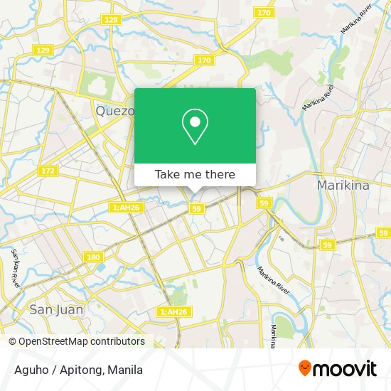 Aguho / Apitong map