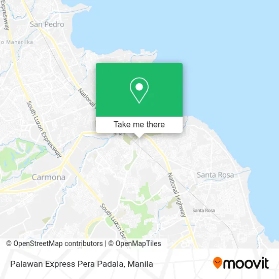 Palawan Express Pera Padala map