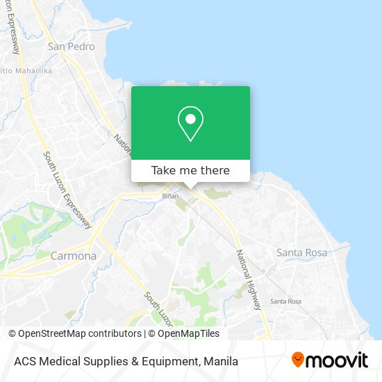 ACS Medical Supplies & Equipment map