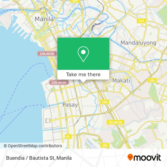 Buendia / Bautista St map