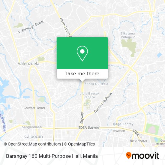Barangay 160 Multi-Purpose Hall map