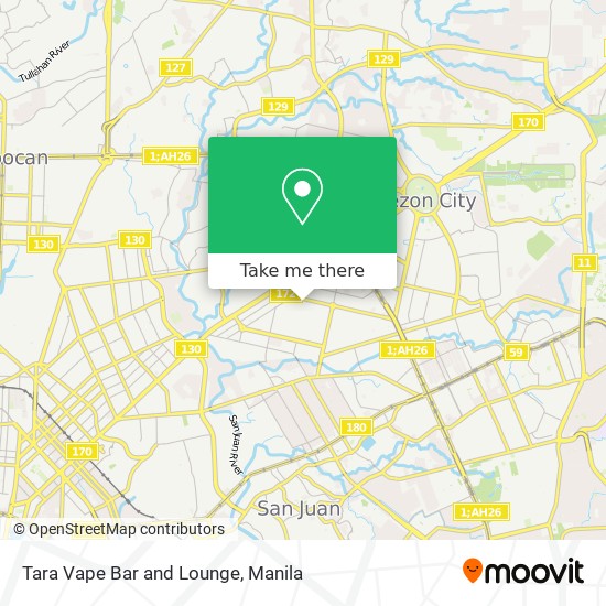 Tara Vape Bar and Lounge map