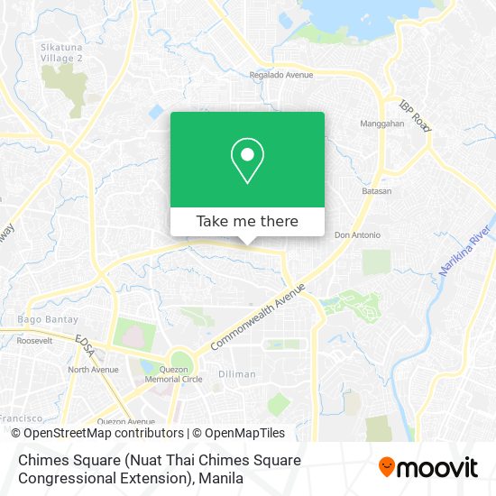 Chimes Square (Nuat Thai Chimes Square Congressional Extension) map