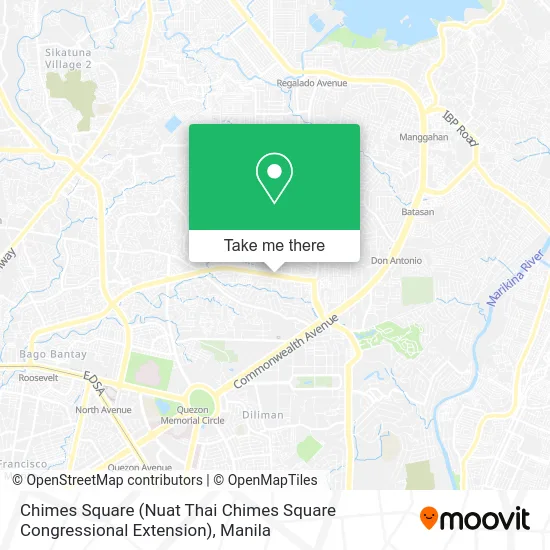 Chimes Square (Nuat Thai Chimes Square Congressional Extension) map
