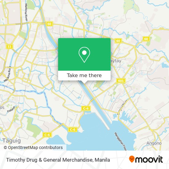 Timothy Drug & General Merchandise map