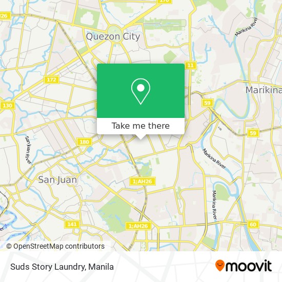 Suds Story Laundry map