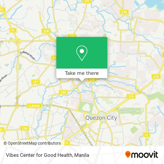 Vibes Center for Good Health map