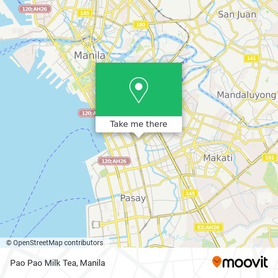 Pao Pao Milk Tea map