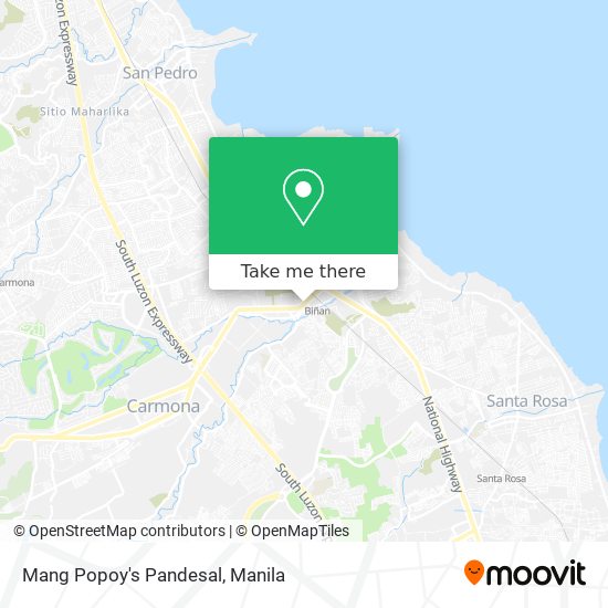 Mang Popoy's Pandesal map