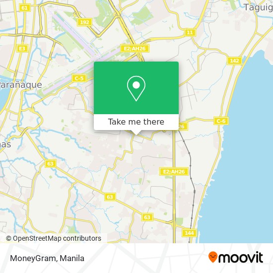 MoneyGram map