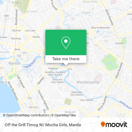 Off the Grill Timog W/ Mocha Girls map