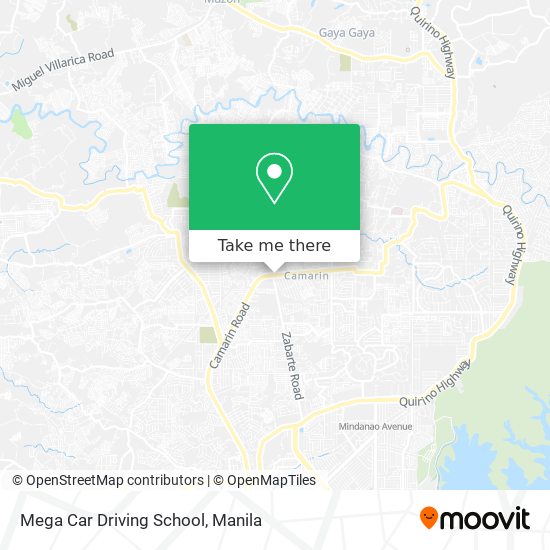 Mega Car Driving School map