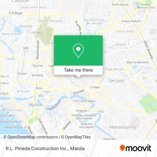 R.L. Pineda Construction Inc. map