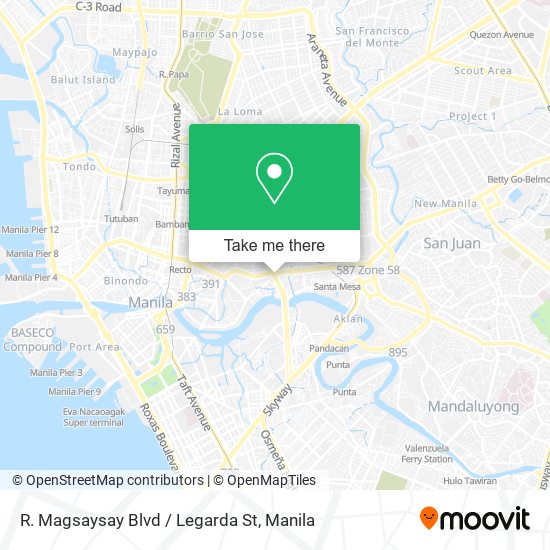 R. Magsaysay Blvd / Legarda St map