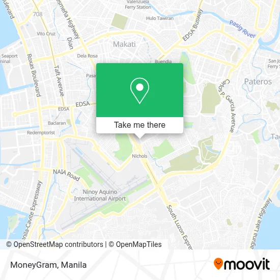 MoneyGram map