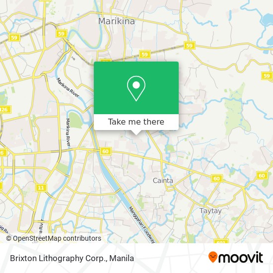 Brixton Lithography Corp. map