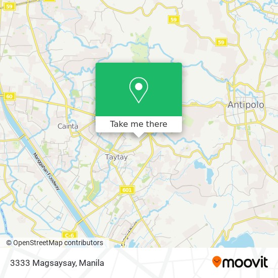 3333 Magsaysay map