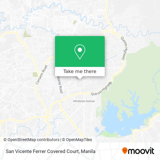 San Vicente Ferrer Covered Court map