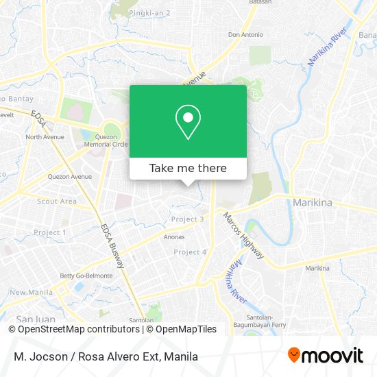 M. Jocson / Rosa Alvero Ext map