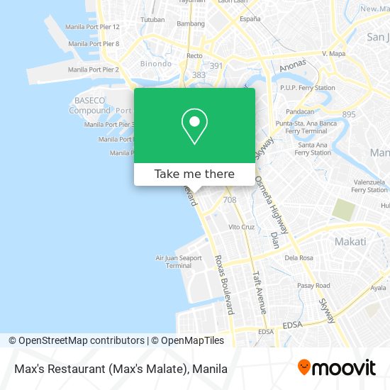 Max's Restaurant (Max's Malate) map
