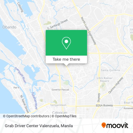 Grab Driver Center Valenzuela map