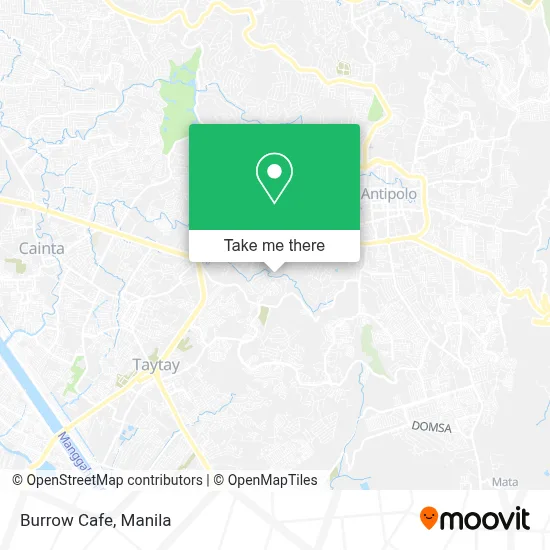 Burrow Cafe map