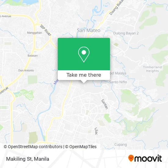 Makiling St map