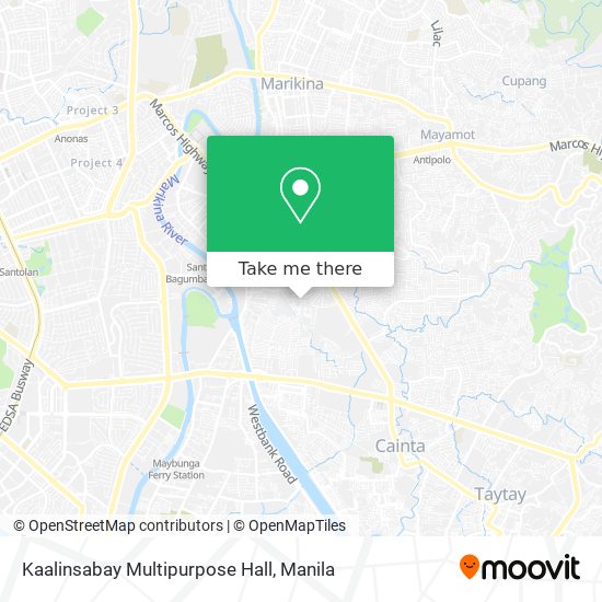 Kaalinsabay Multipurpose Hall map