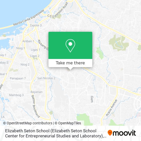 Elizabeth Seton School (Elizabeth Seton School Center for Entrepreneurial Studies and Laboratory) map