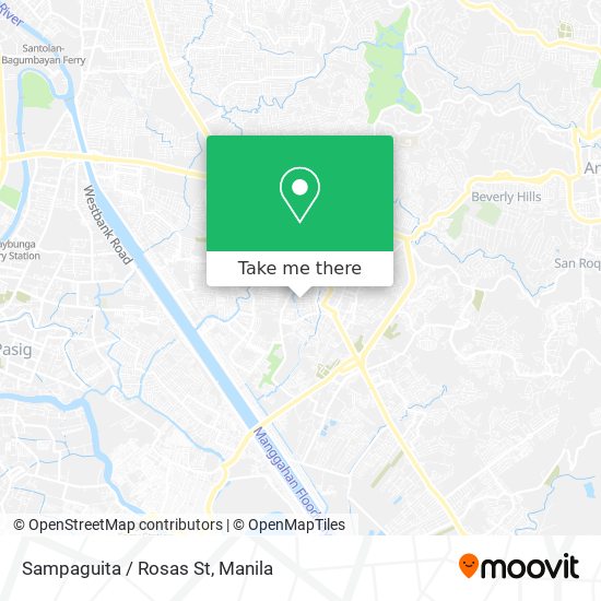 Sampaguita / Rosas St map