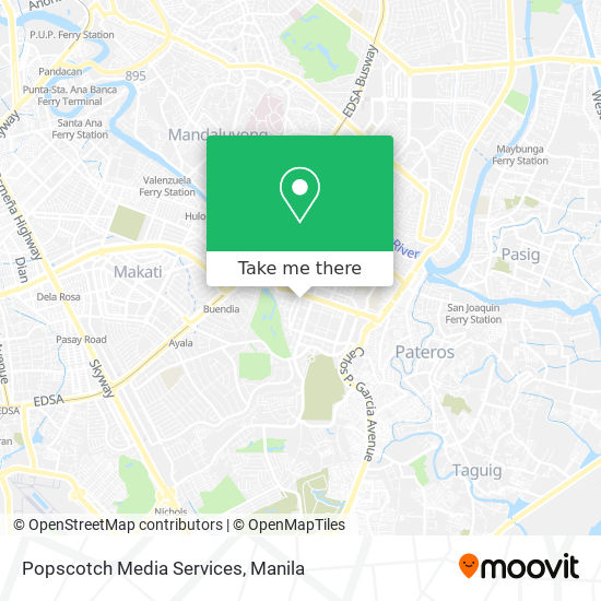 Popscotch Media Services map