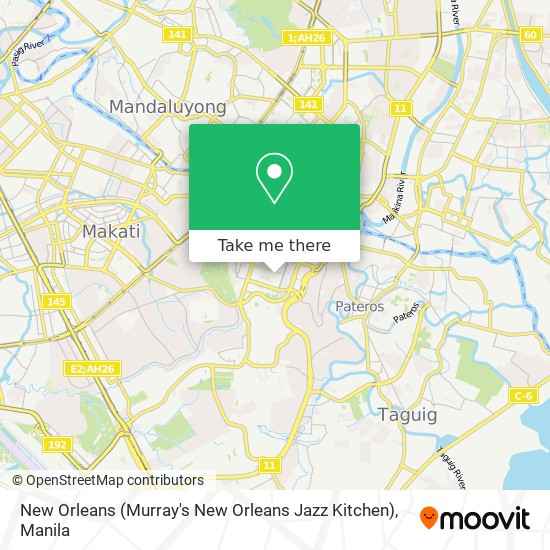 New Orleans (Murray's New Orleans Jazz Kitchen) map