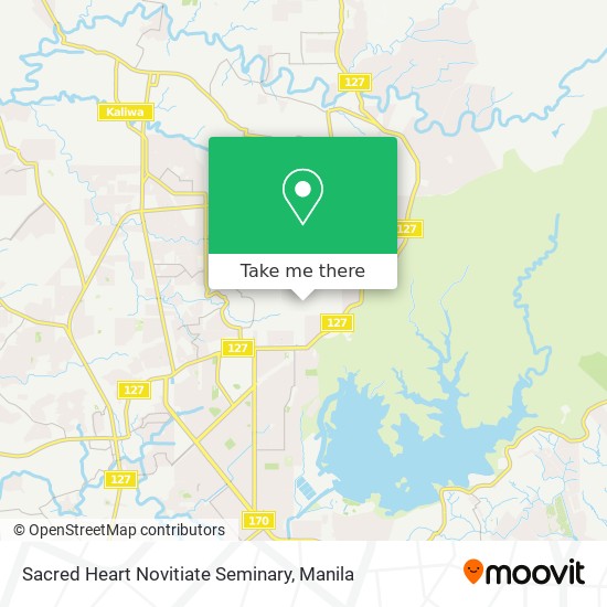 Sacred Heart Novitiate Seminary map