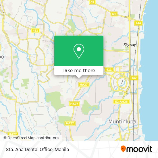 Sta. Ana Dental Office map