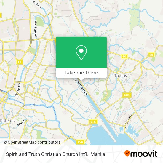 Spirit and Truth Christian Church Int'l. map