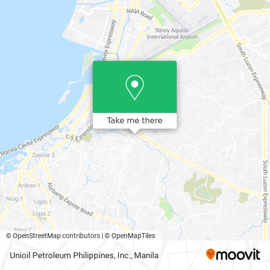 Unioil Petroleum Philippines, Inc. map