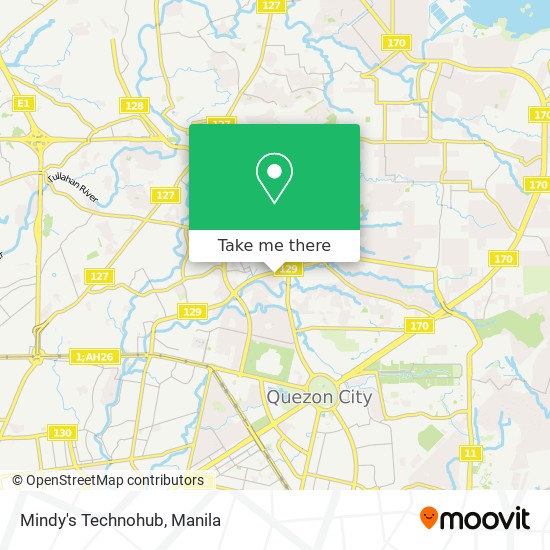 Mindy's Technohub map