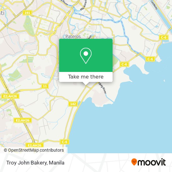 Troy John Bakery map