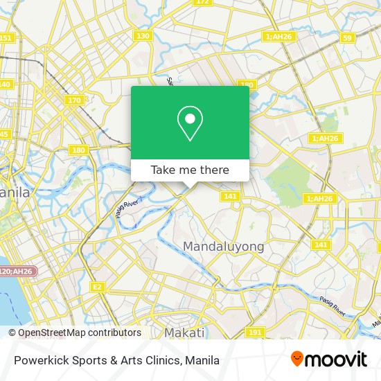 Powerkick Sports & Arts Clinics map